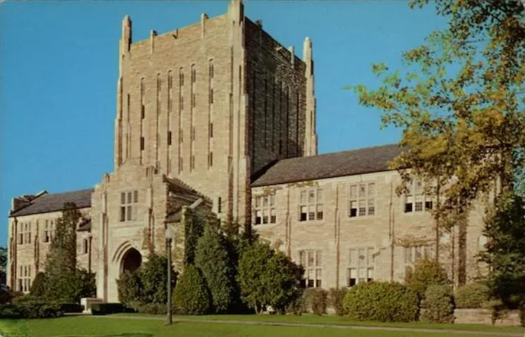Vintage view from the southwest