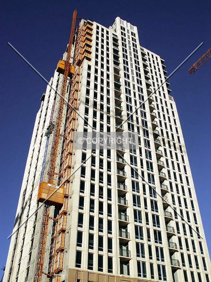 Looking up from the southeast