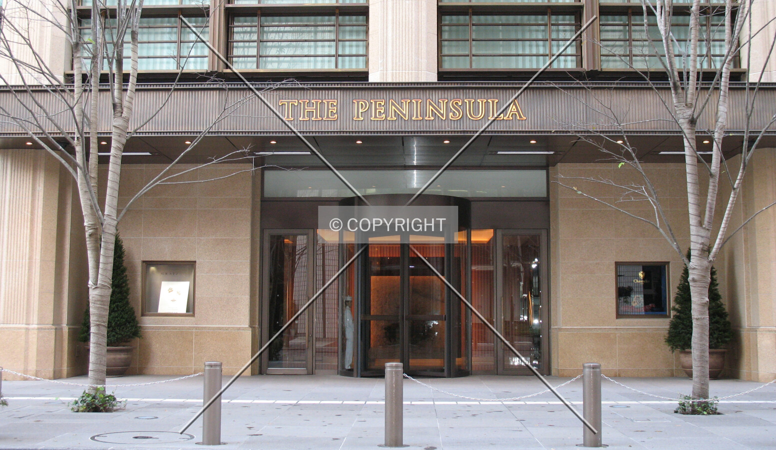 The east entrance
