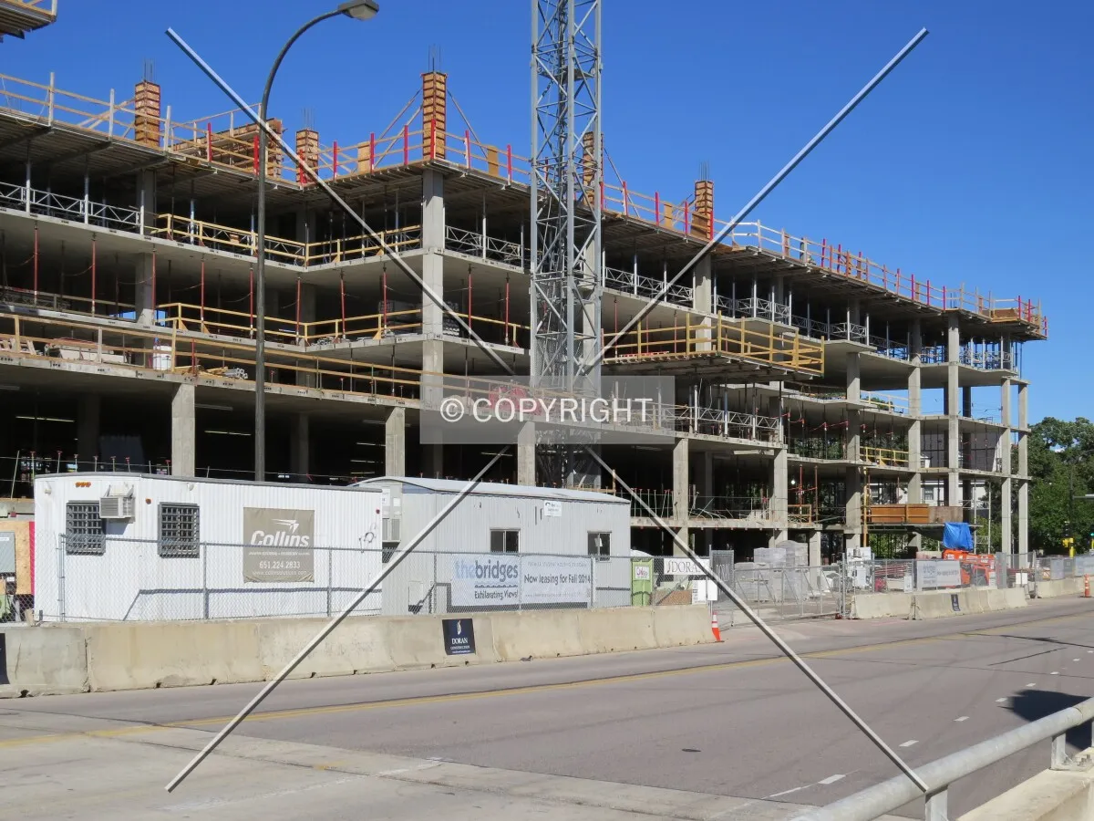 View to the northwest across 10th Avenue SE
