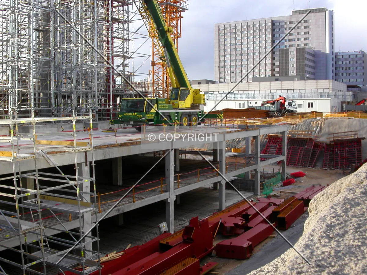 Eastern side of the construction site