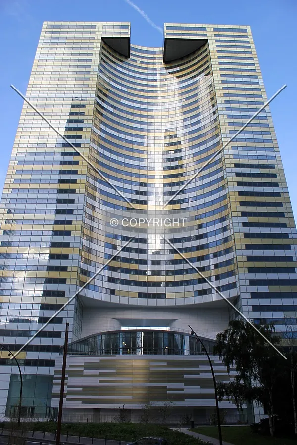 South view from circular boulevard after renovation.