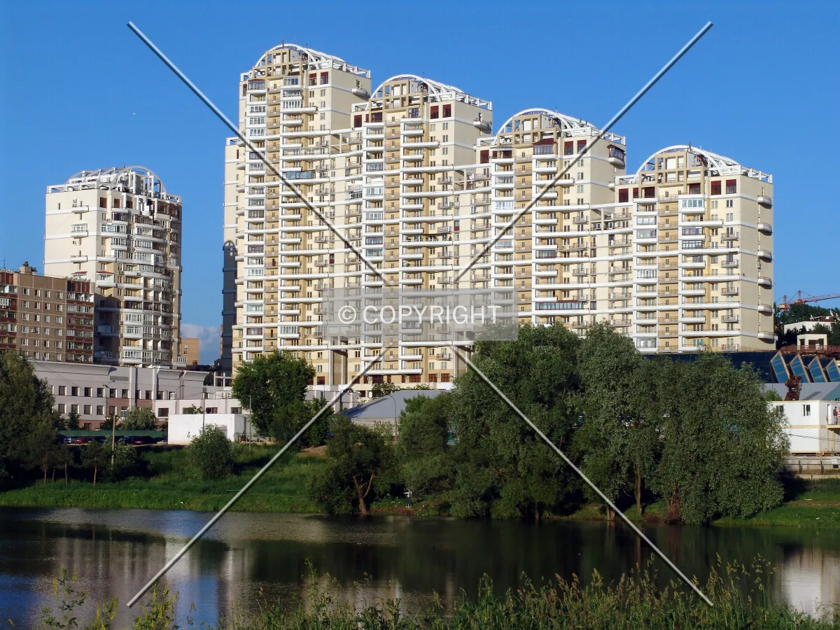 View from across pond