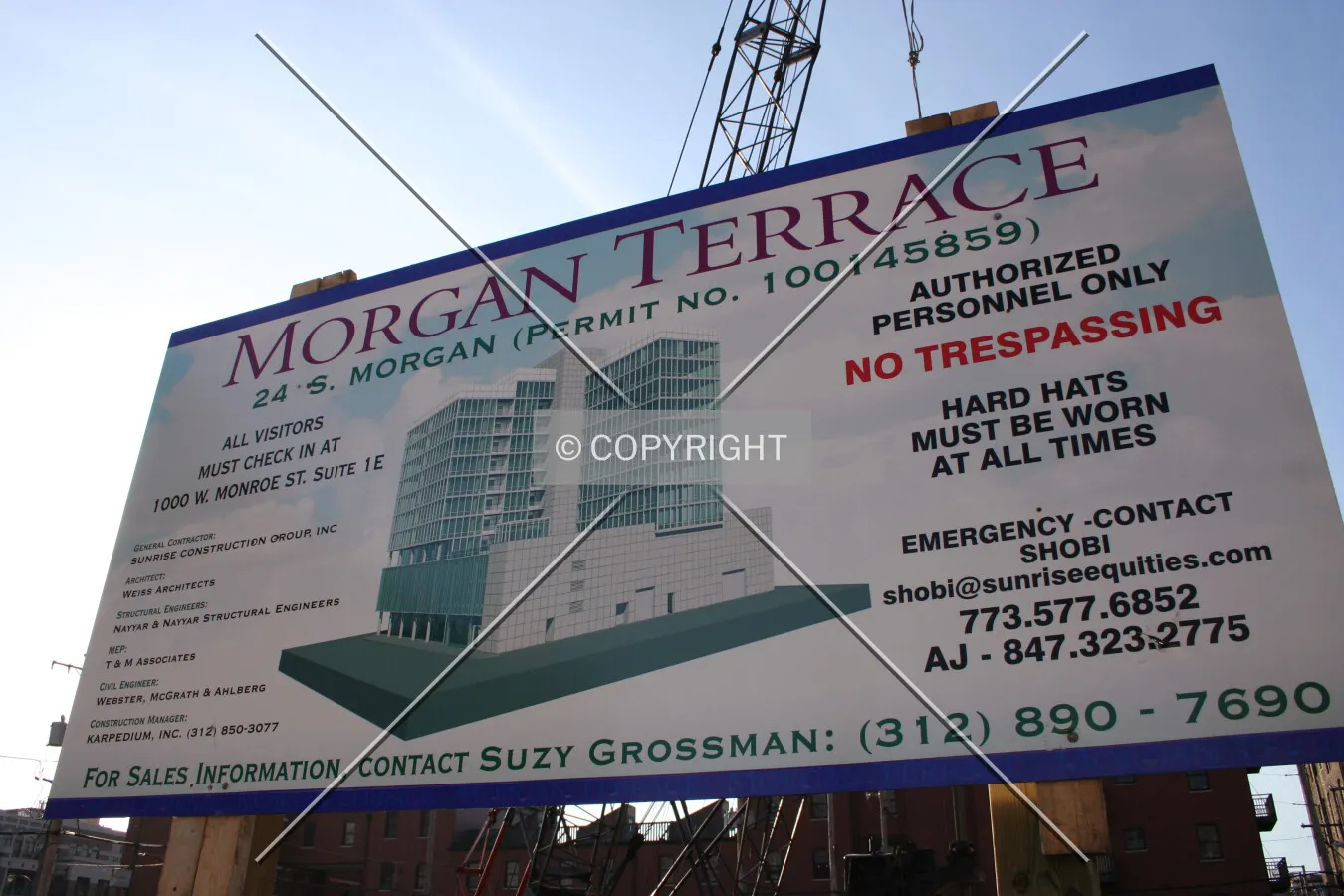 Project signboard