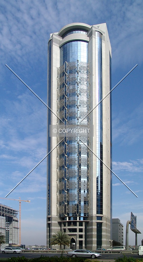 View from across Sheikh Zayed Road