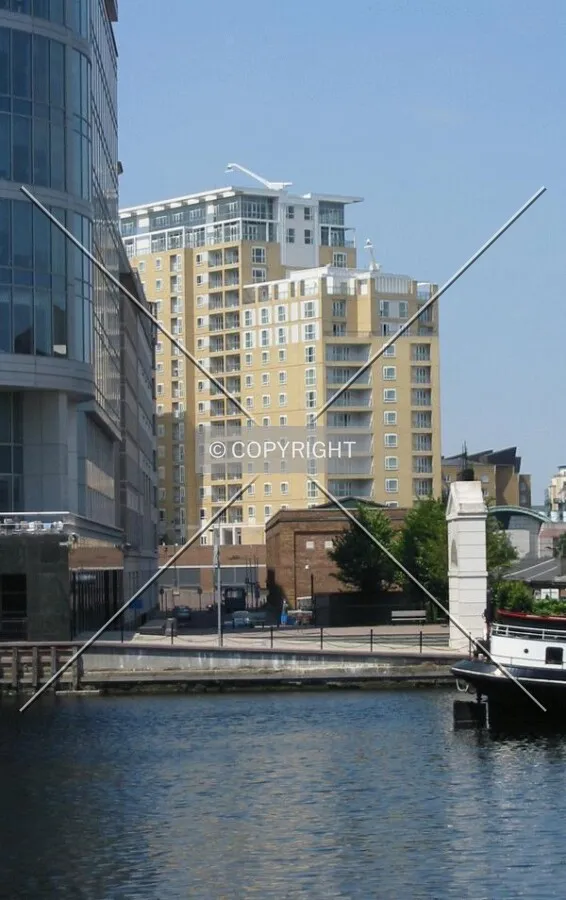 View looking east from West India Quay