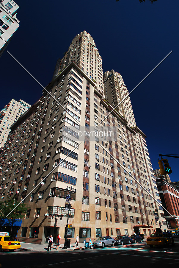 View along Central Park West