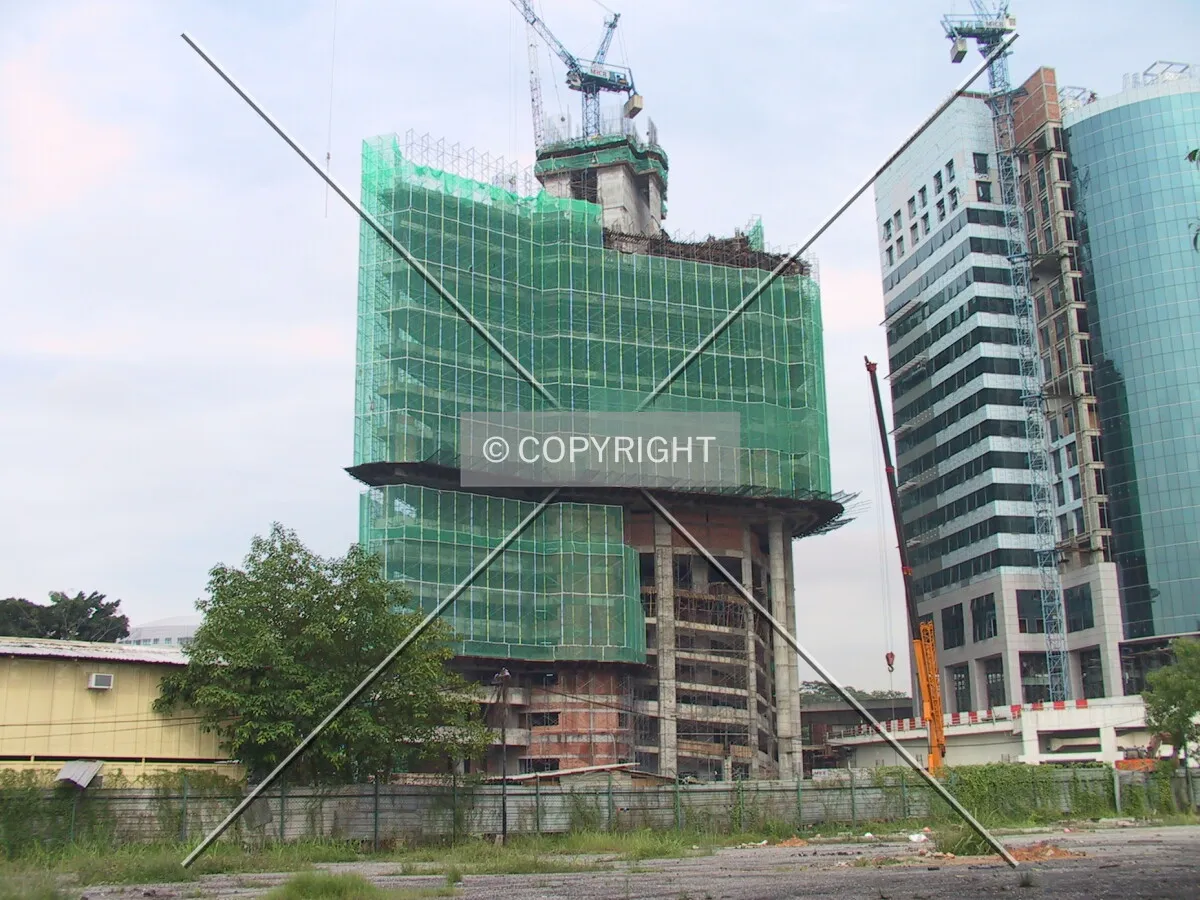 Eastside of the building