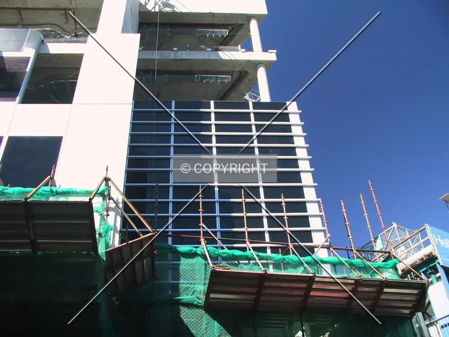 Looking up from Harbour Street