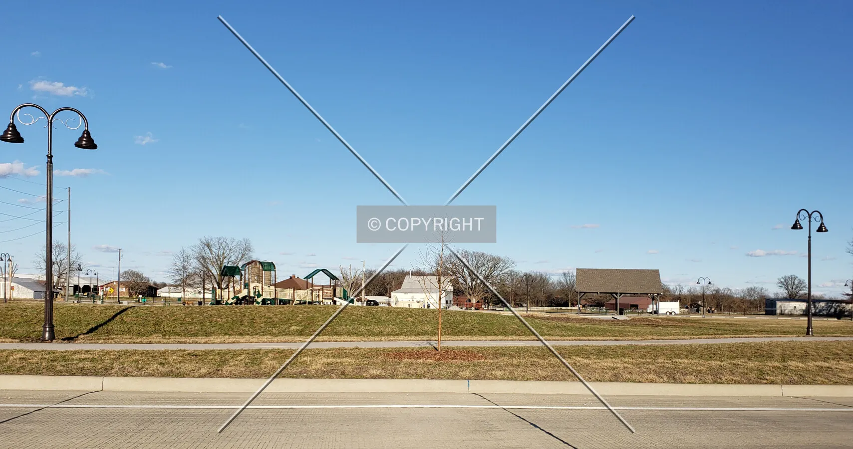 View from the west; March 15, 2019