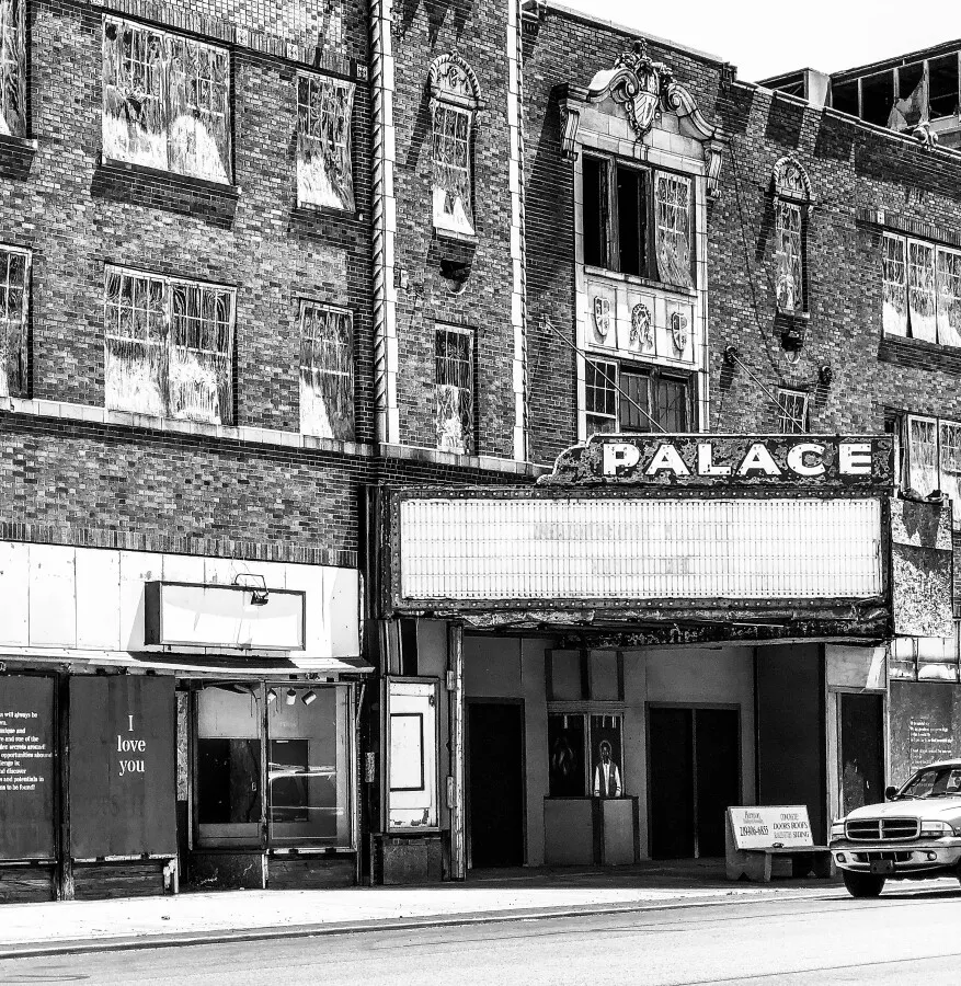 Vintage view from the northwest prior to renovations
