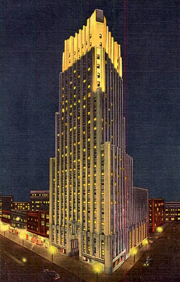 Vintage view from the northeast