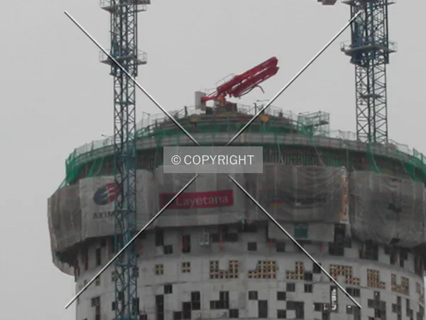 Close view of the top