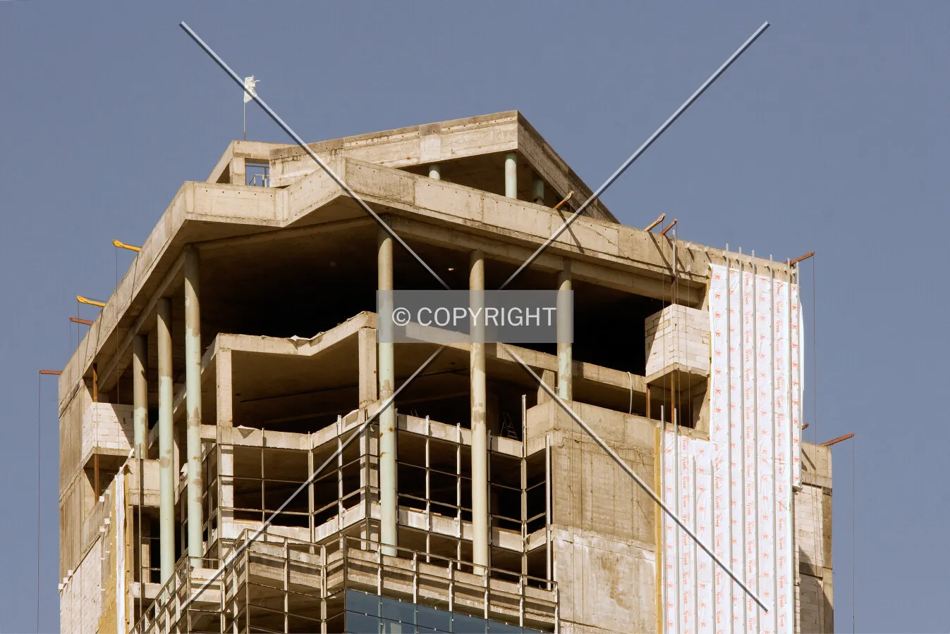 The upper floors