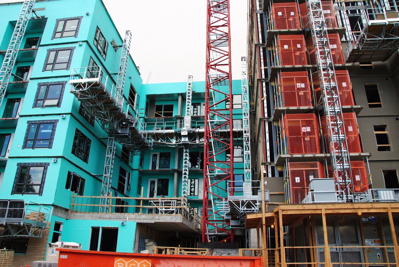 View to the west