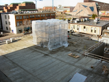 Looking down from the Oak Street Ramp