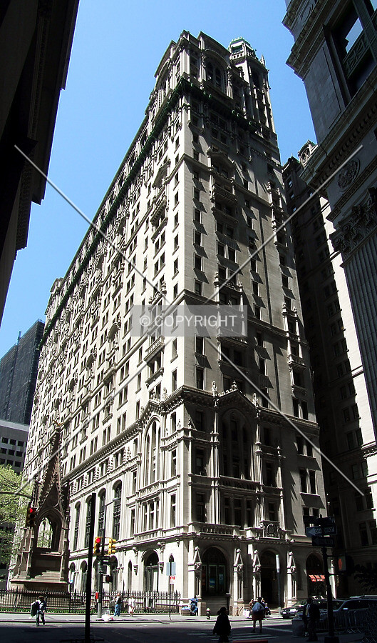View from the southeast across Broadway