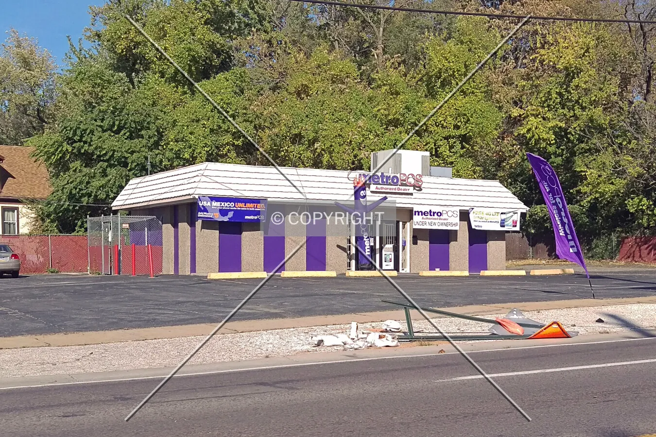 View from the southwest; October 19, 2015