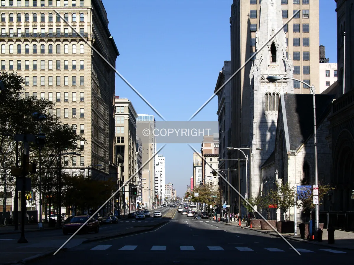 Looking north from City Hall