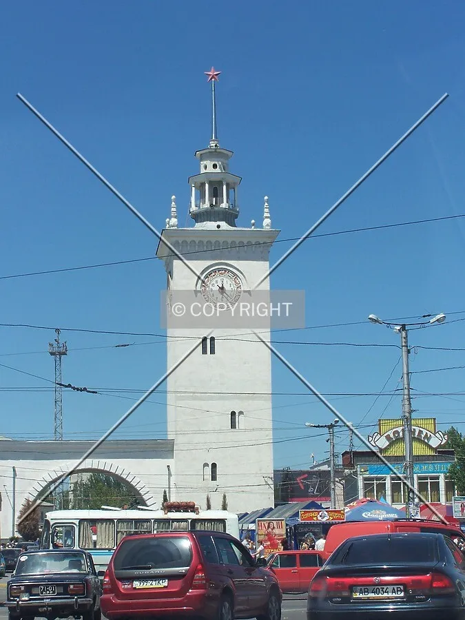 Clock tower in the city center