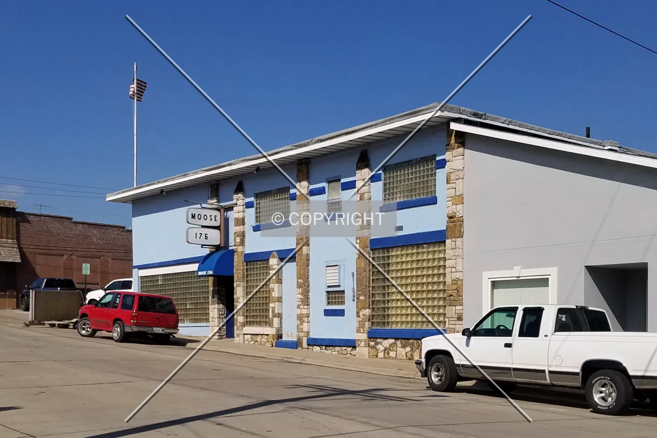 View from the southwest; October 14, 2017