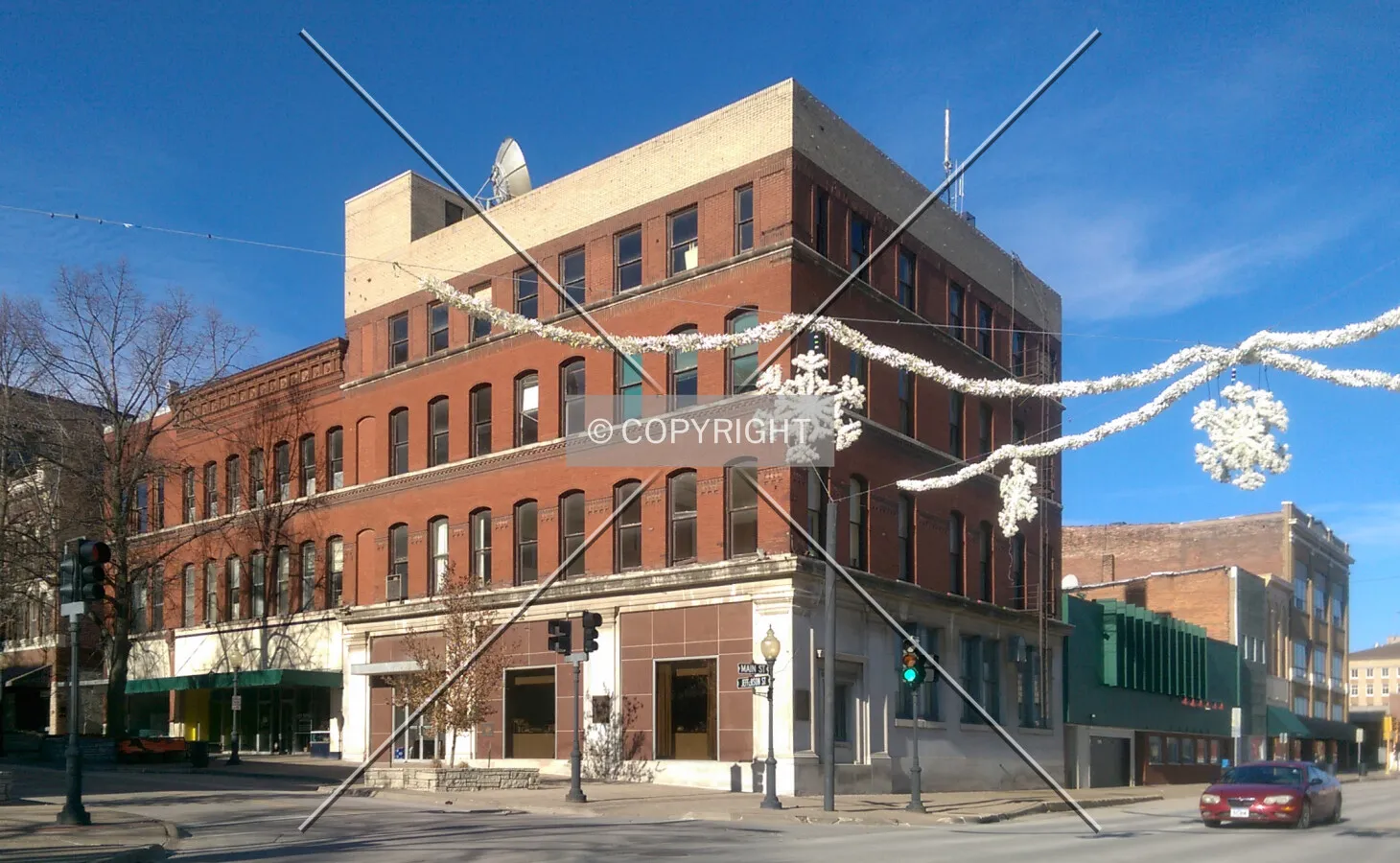 View from the southeast; December 25, 2014