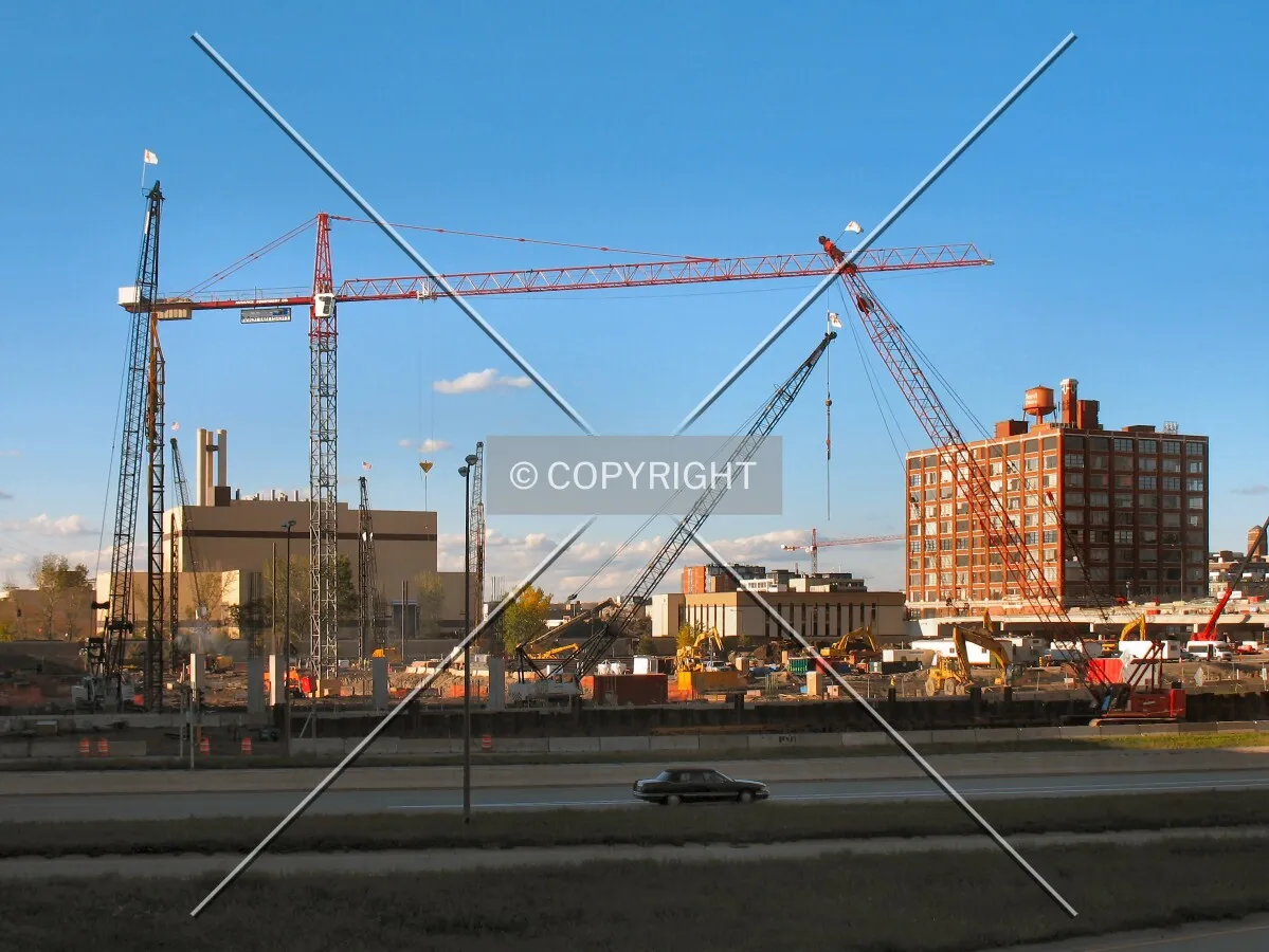 View to the northwest from 2nd Avenue North