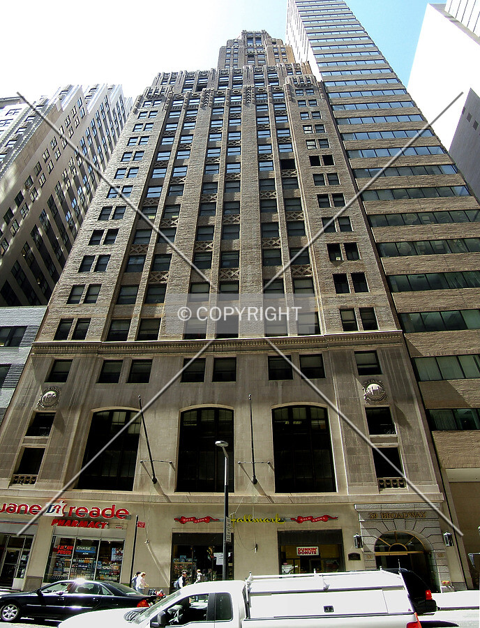View from the southeast on Broadway