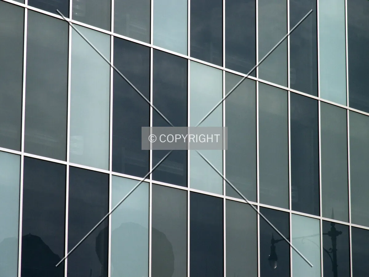 Section of the window pattern on the garage