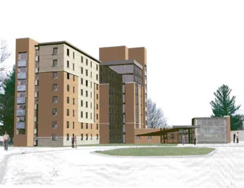 Rendering of proposed renovations