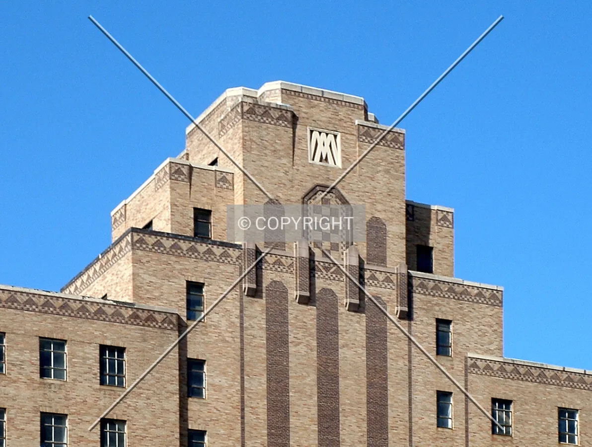 Building crown from the southwest