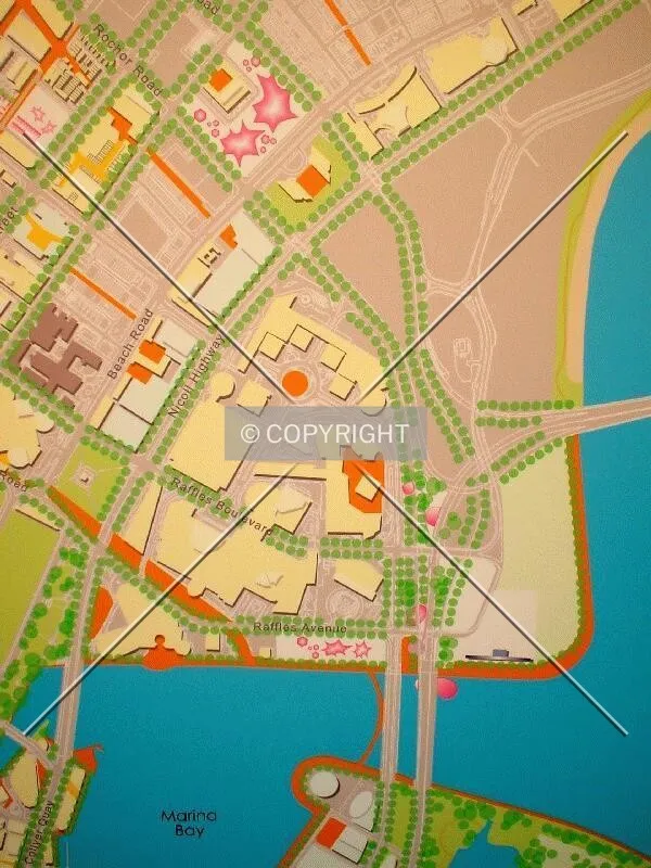 Plan of the zone