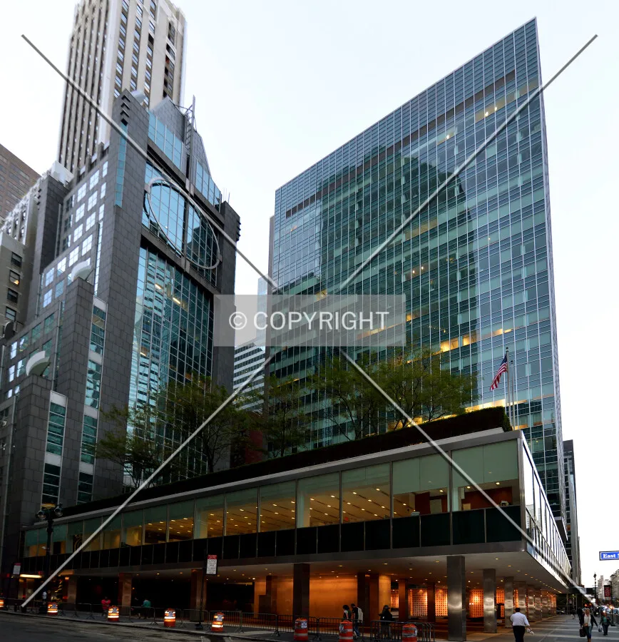View from the south on 53rd Street