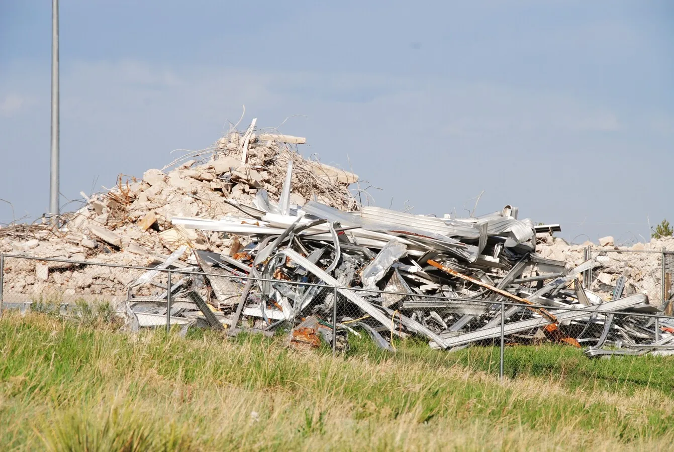 Rubble pile