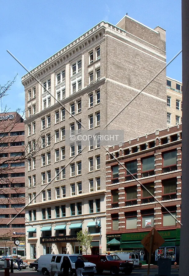 View from the southeast across Main Street