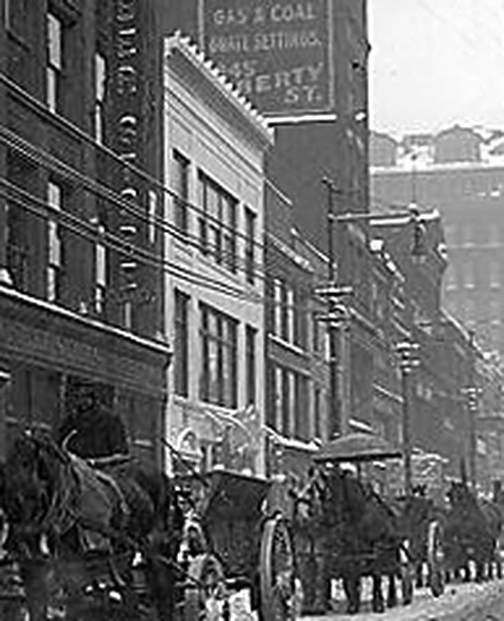 Vintage view from the southwest