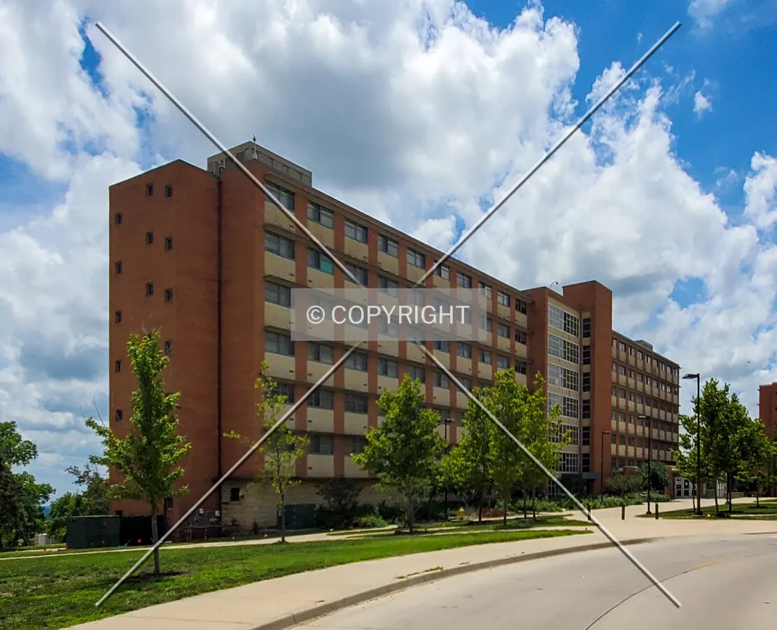 Northwest view; July 25, 2020