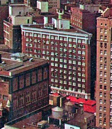 Vintage view from the southwest