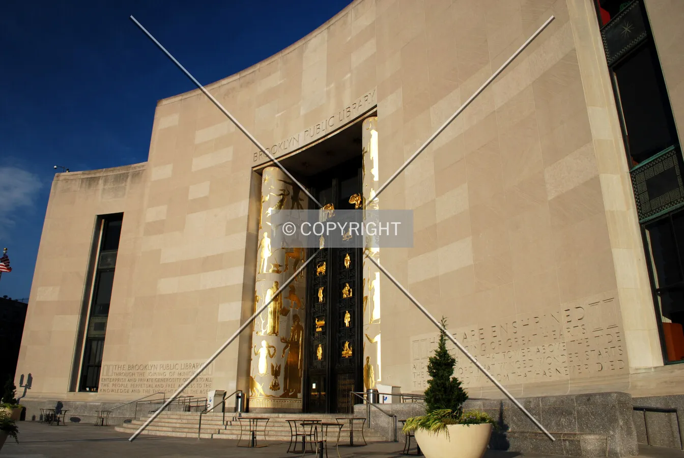 Entrance from the west