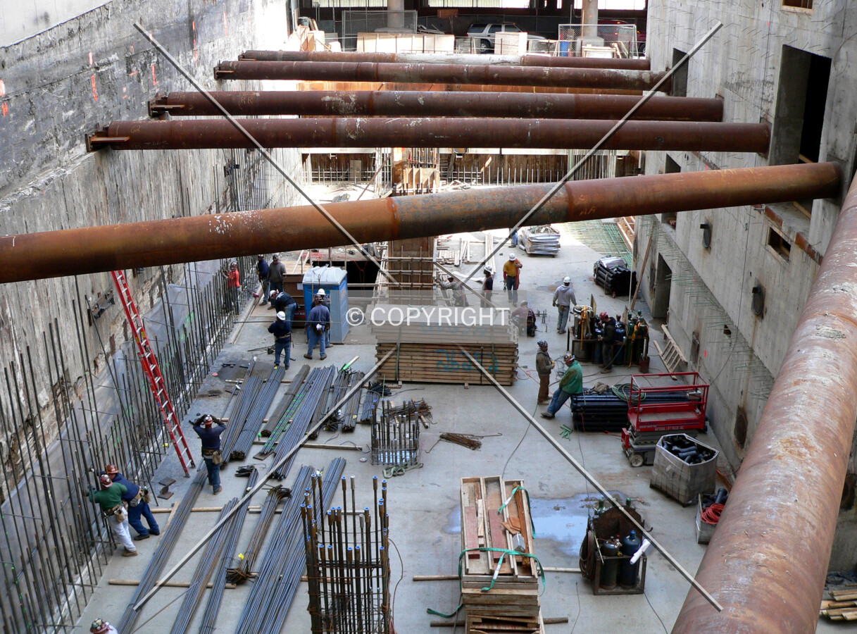 Working on Lower Level 3 on the west side of the core