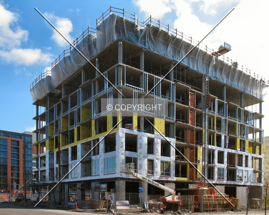 View to the southeast across 2nd Street/9th Avenue South