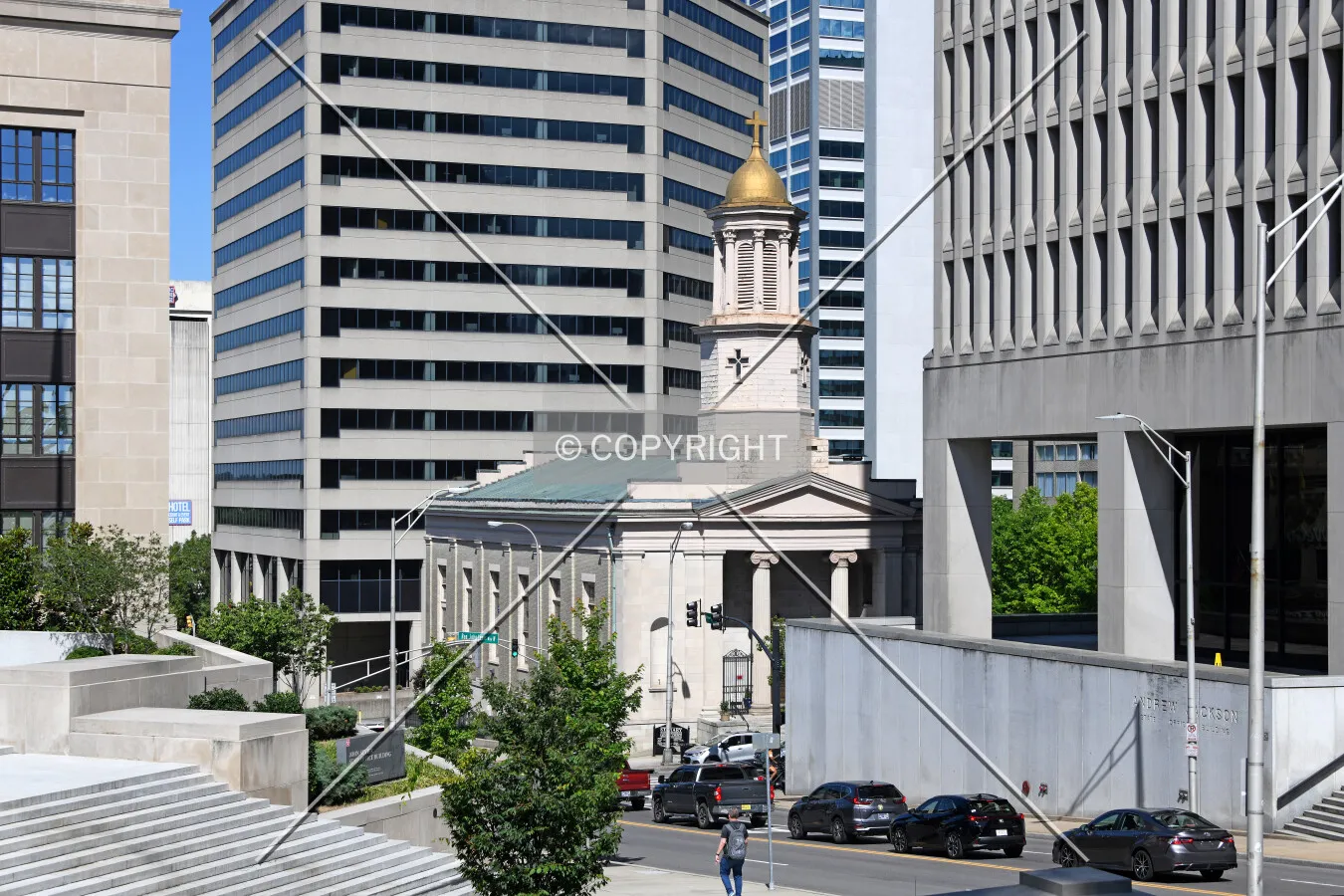 View from the west