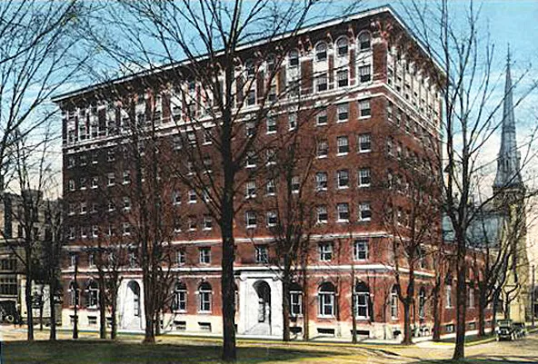 Vintage view from the southeast