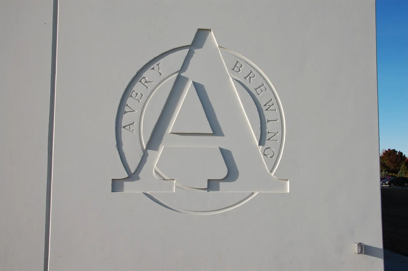 Embossed logo