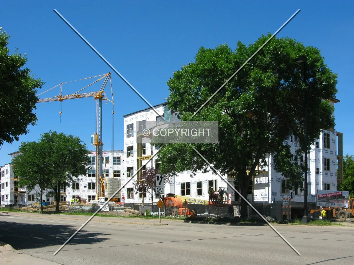 View to the north across Lyndale Avenue