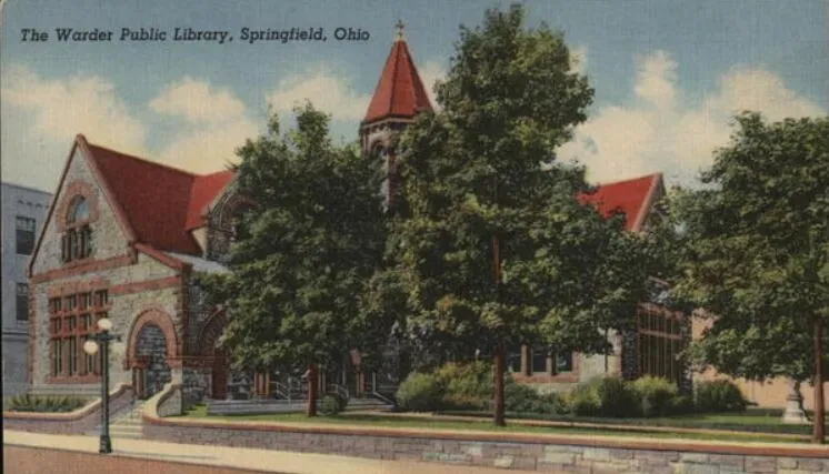 Vintage postcard view