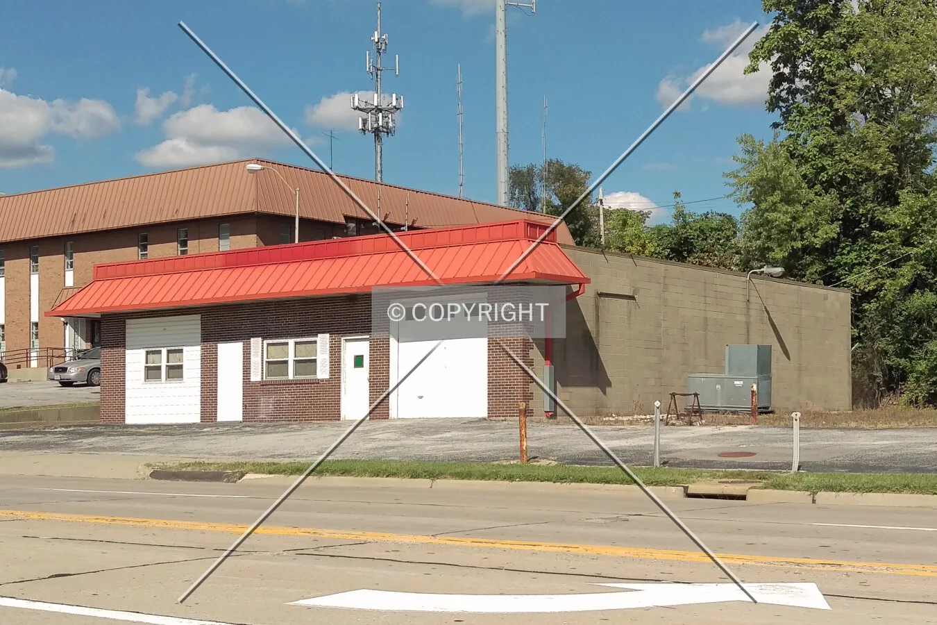 View from the southwest; August 26, 2015