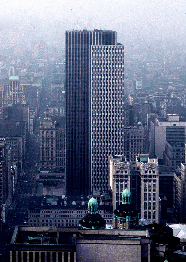 View northeast from 140 Broadway