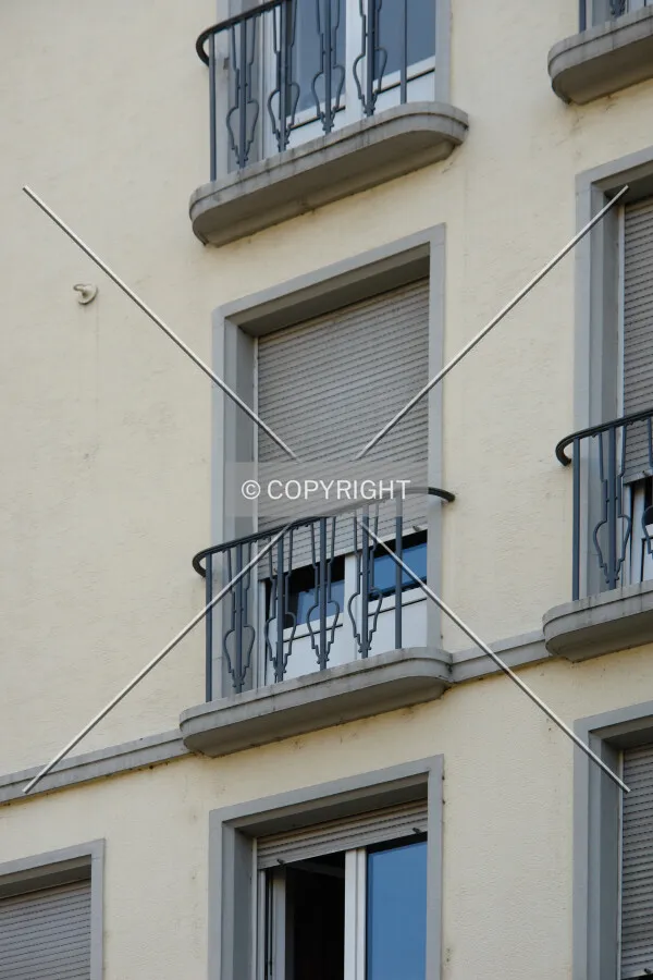 A window with a juliet balcony