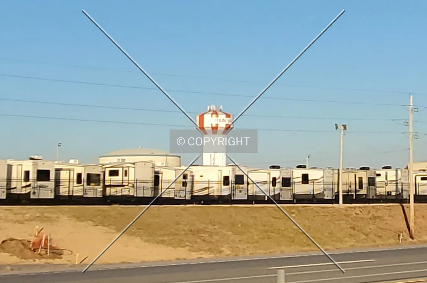 Southwest view; December 21, 2019